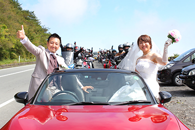 前回の「HOKONE WEDDING BRIDE」の様子