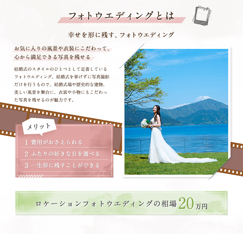 フォトウエディングについて詳しく解説