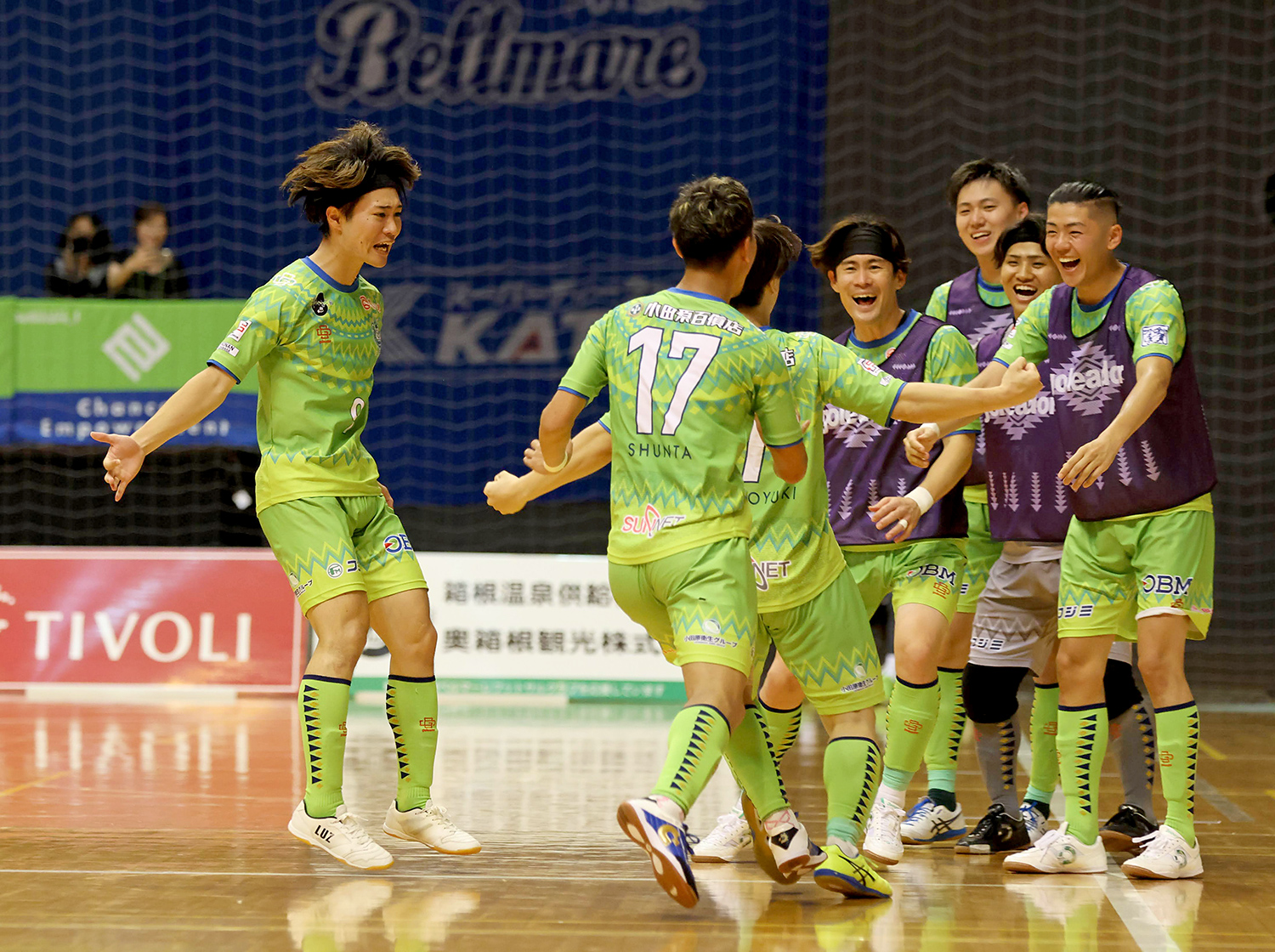 湘南ベルマーレフットサルクラブ 試合の様子