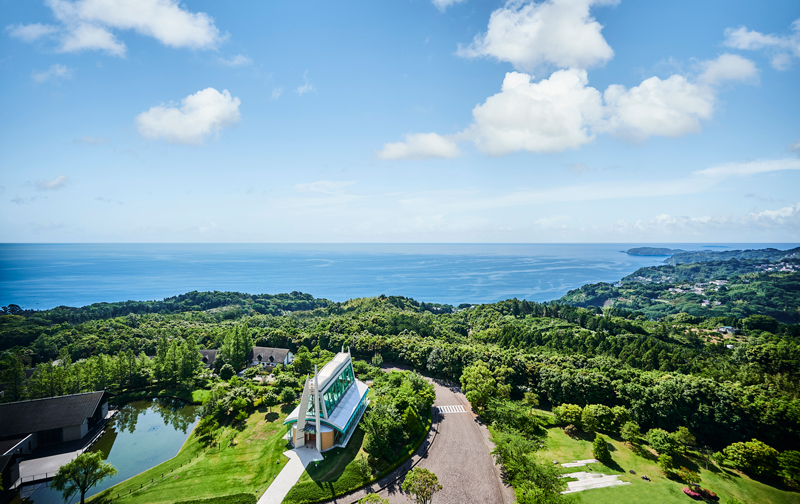 ホテル最上階からの絶景